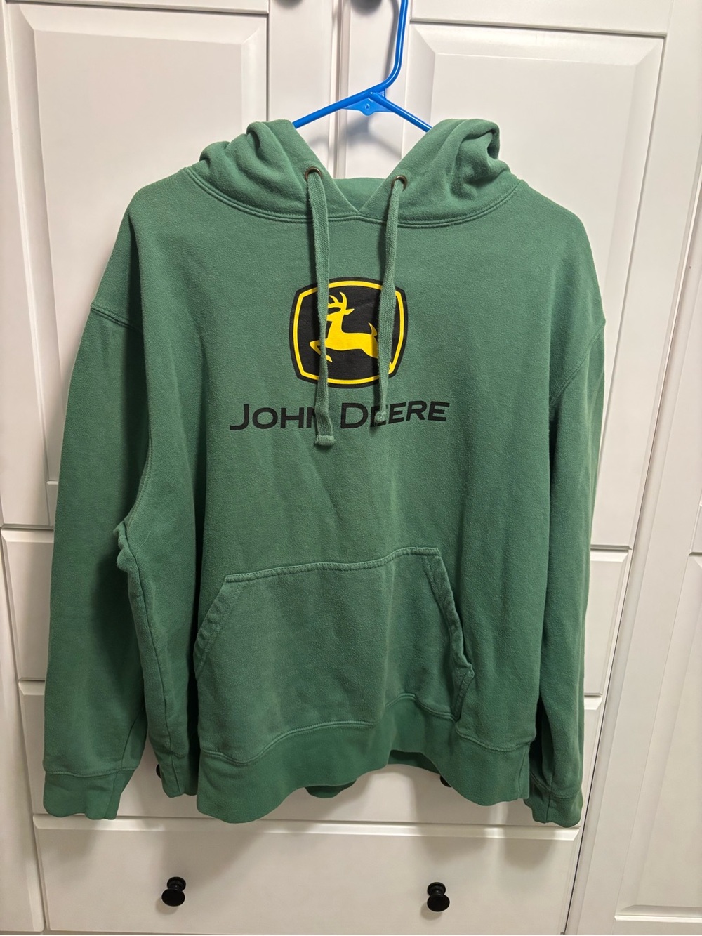 John Deere Green Hoodie with Yellow Logo
